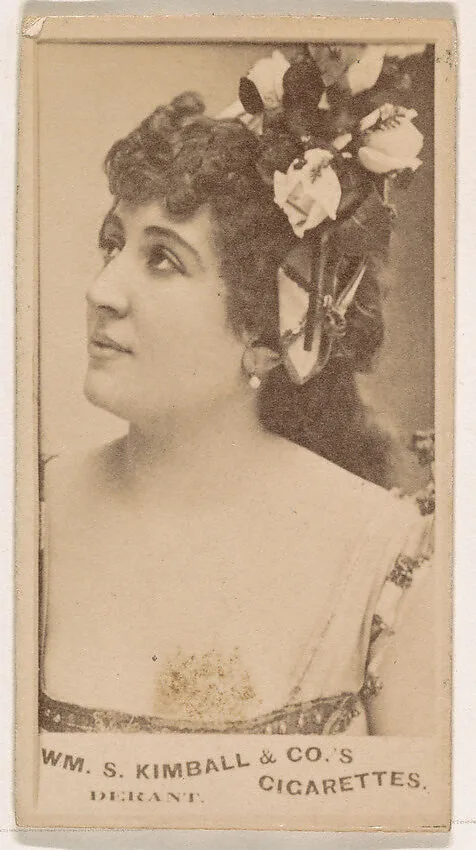 Miss Derant, from the Actresses series (N203) issued by Wm. S. Kimball & Co. — William S. Kimball & Company