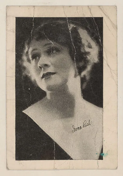 Irene Rich Movie Star trading card (W500) — Unknown
