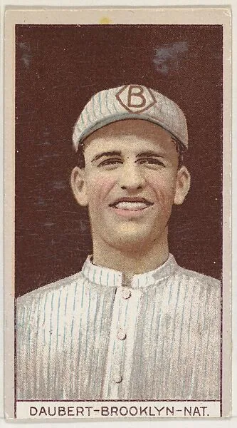 John Daubert, Brooklyn, National League, from the Brown Background series (T207) for the American Tobacco Company — American Tobacco Company