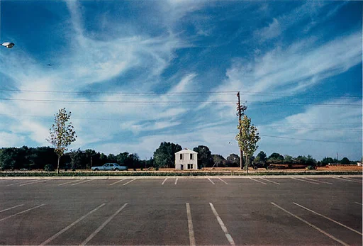Untitled (White Building Across Parking Lot)