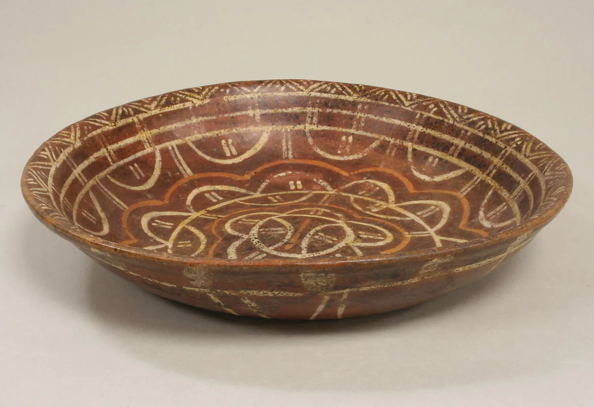 Bowl with Geometric Design — Unknown