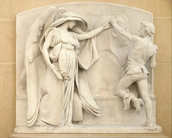 The Angel of Death and the Sculptor from the Milmore Memorial — Daniel Chester French
