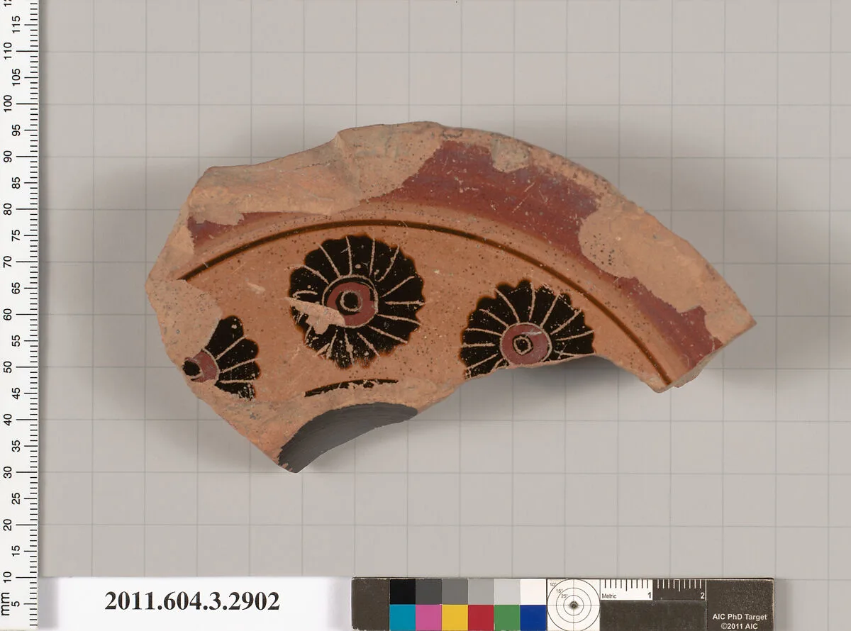 Terracotta fragment of a loutrophoros (ceremonial vase for water)? — Unknown
