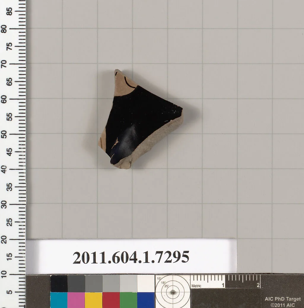 Terracotta fragment of a kylix (drinking cup) — Unknown