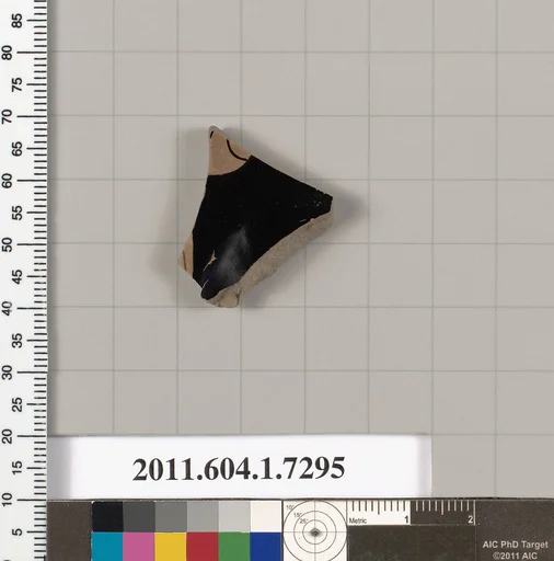 Terracotta fragment of a kylix (drinking cup)