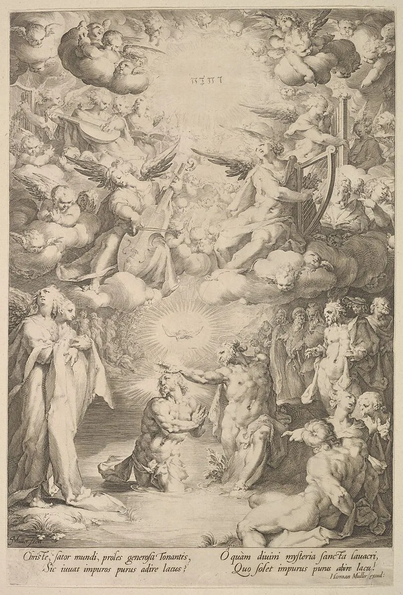 The Baptism of Christ — Jan Muller|Harmen Jansz. Muller