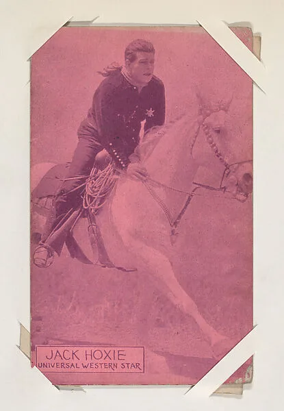 Jack Hoxie from Western Stars or Scenes Exhibit Cards series (W412) — Unknown