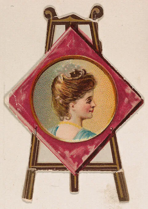 Painting easel, from the Novelties series (N228, Type 3) issued by Kinney Bros. — Kinney Brothers Tobacco Company