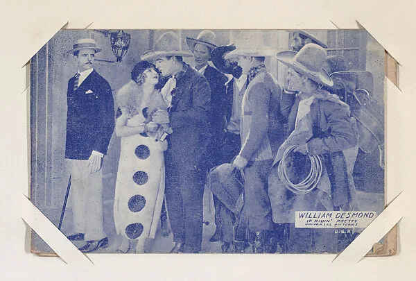 William Desmond in "Ridin' Pretty" from Western Stars or Scenes Exhibit Cards series (W412) — Unknown