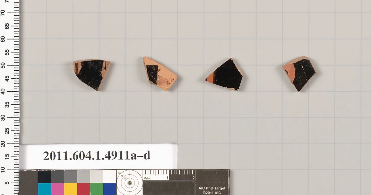 Terracotta fragments of kylikes (drinking cups) — Unknown