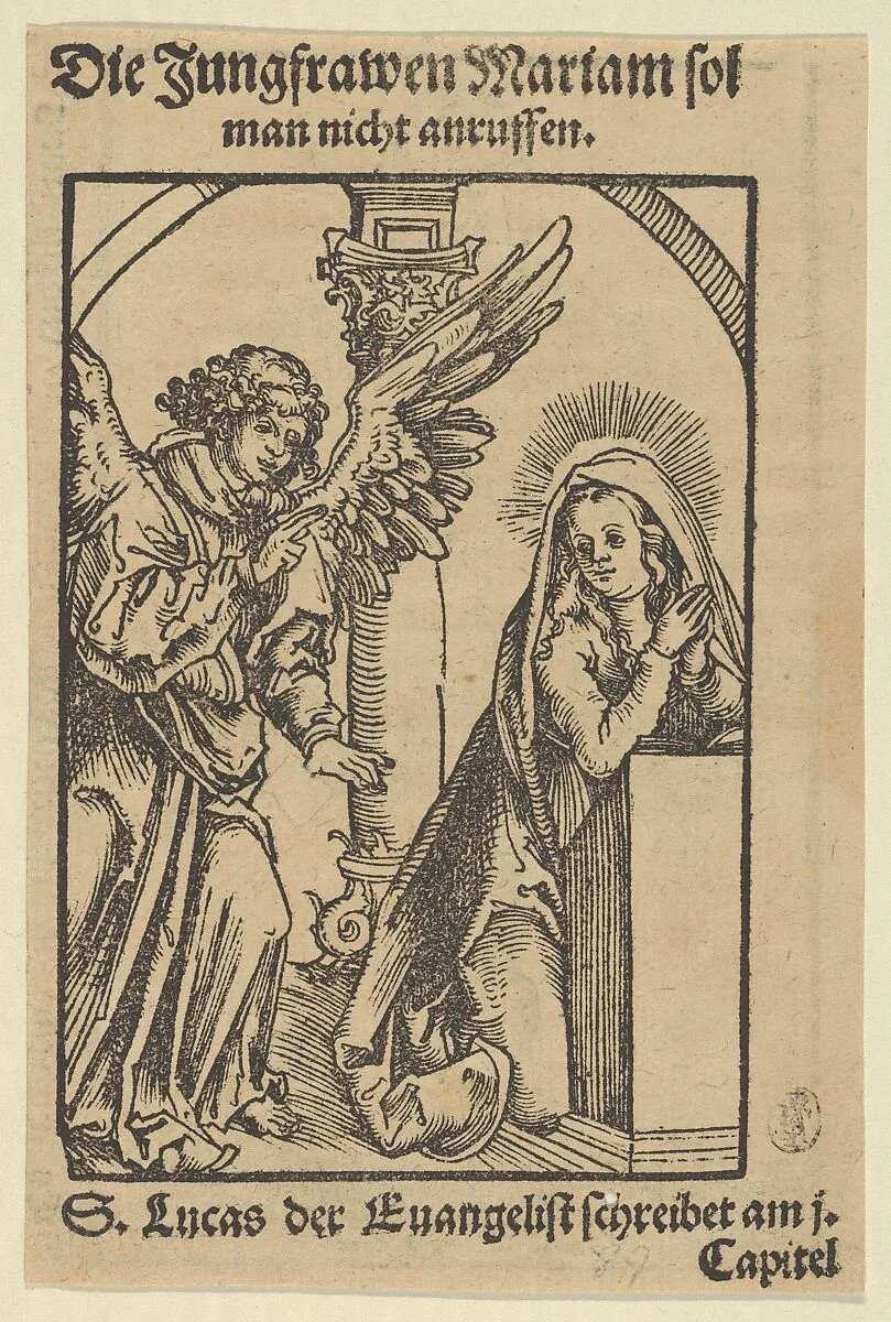 The Annunciation — Lucas Cranach the Elder