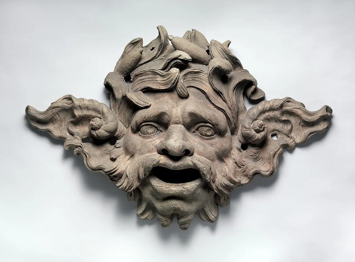 Mask (one of a pair) — Unknown