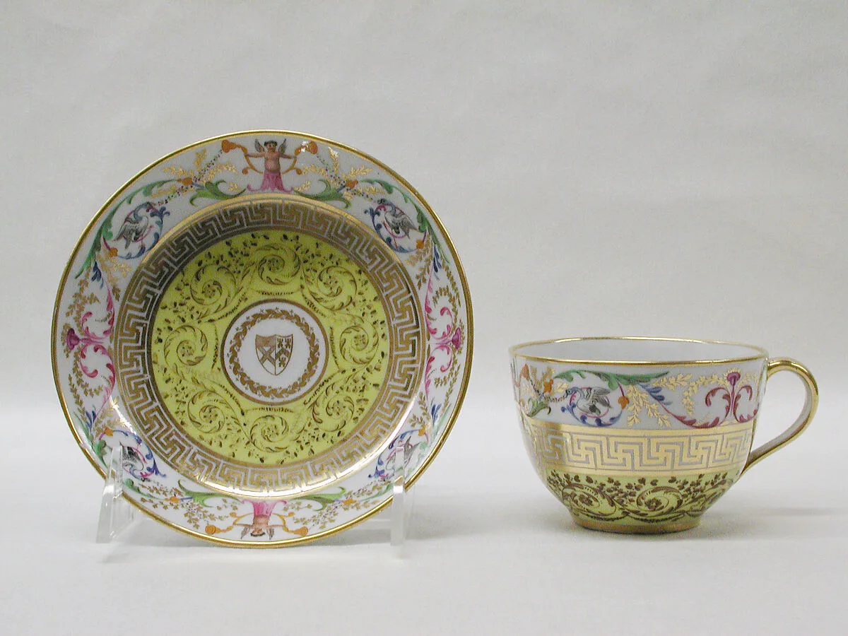 Teacup and saucer — Barr, Flight and Barr|Thomas Baxter