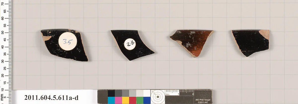 Terracotta rim fragments of kylikes (drinking cups) — Unknown