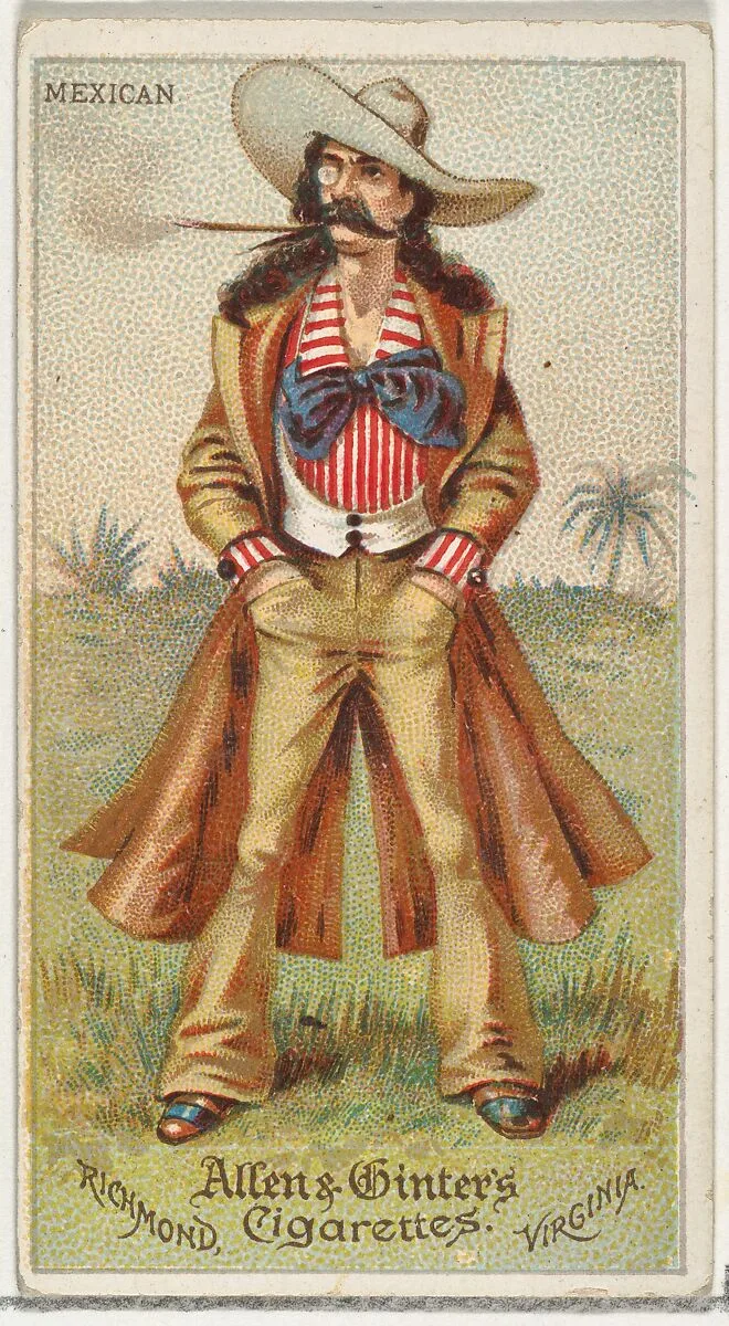 Mexican, from World's Dudes series (N31) for Allen & Ginter Cigarettes — Allen & Ginter