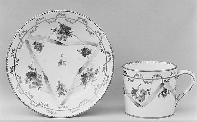 Cup and saucer — Jean-Baptiste Locré de Roissy|La Courtille