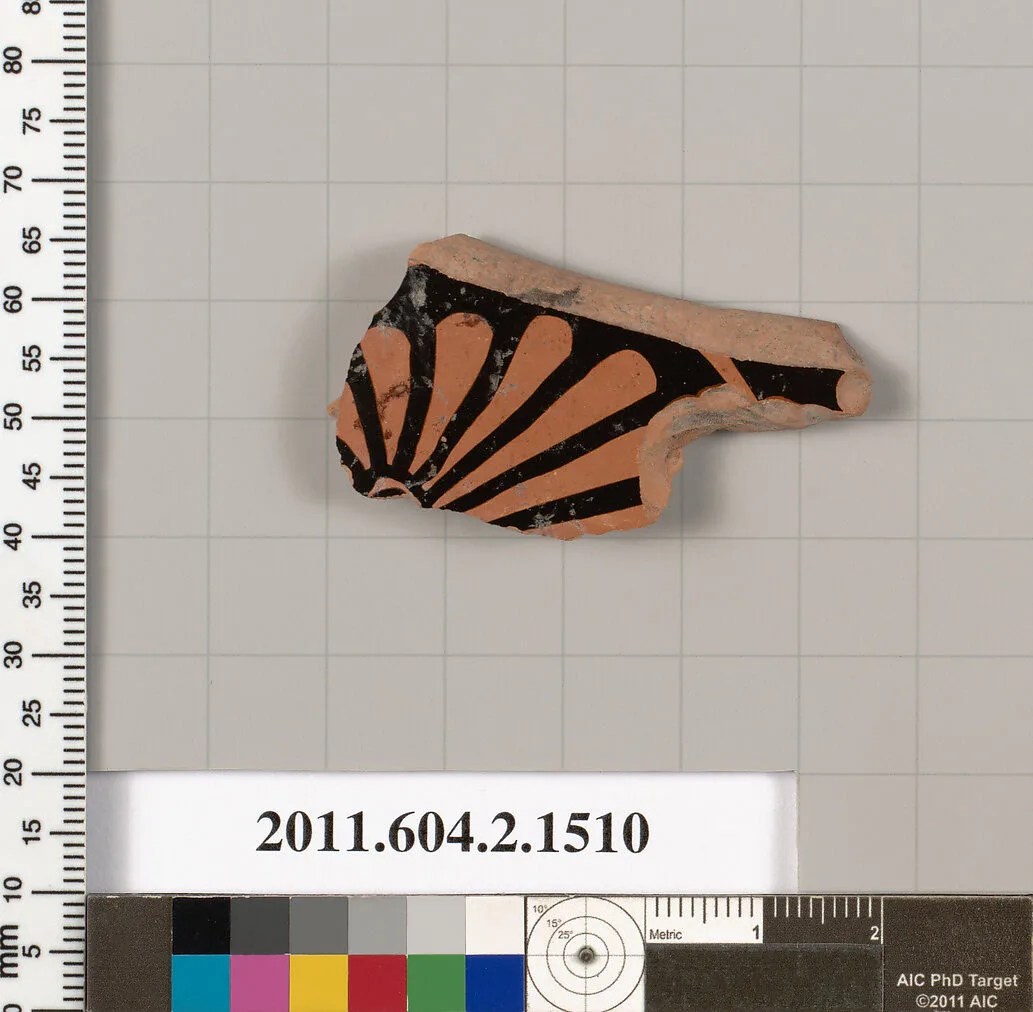 Terracotta fragment of a skyphos (deep drinking cup) — Unknown