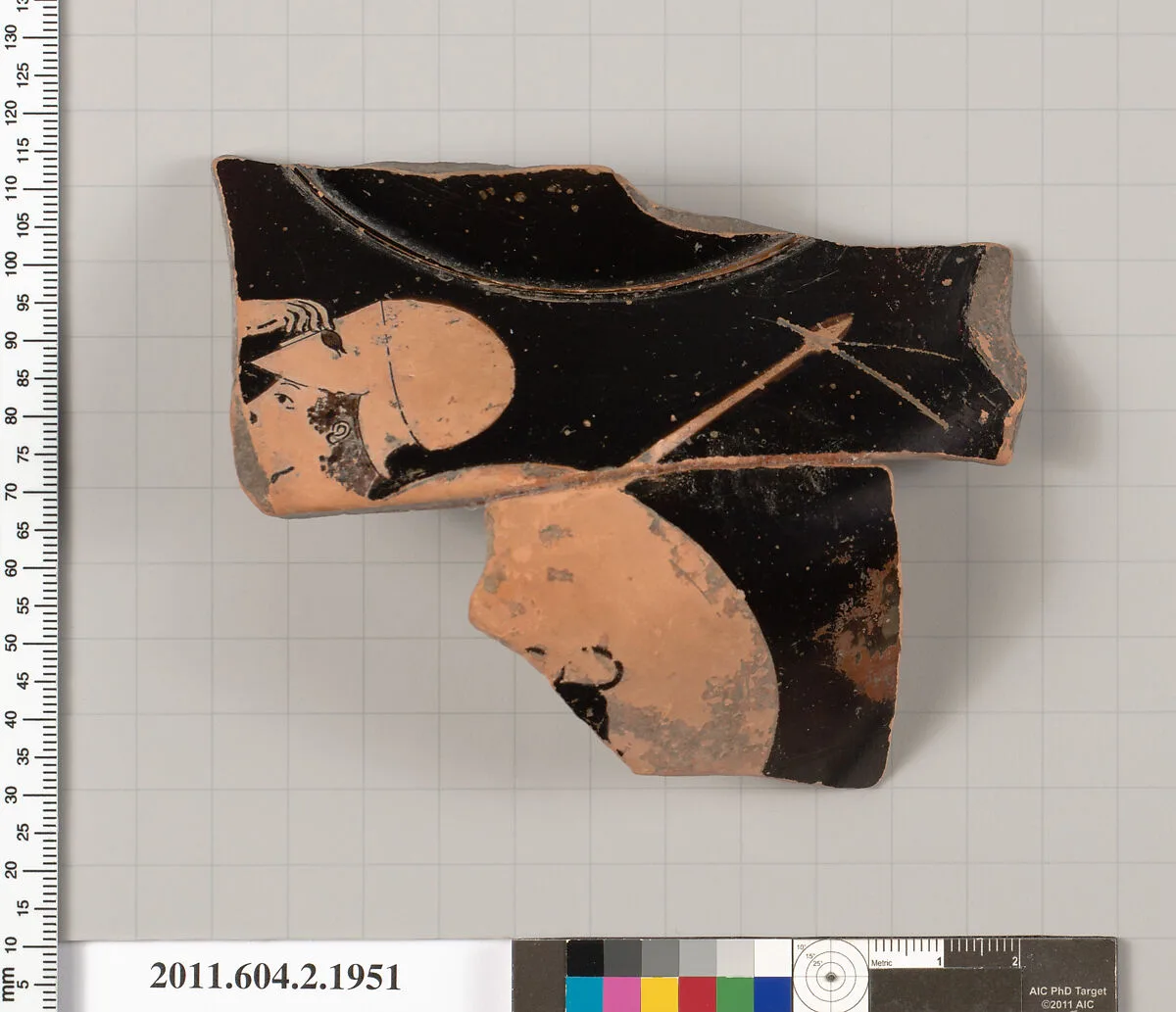 Terracotta fragment of a Nolan neck-amphora (jar) — Unknown