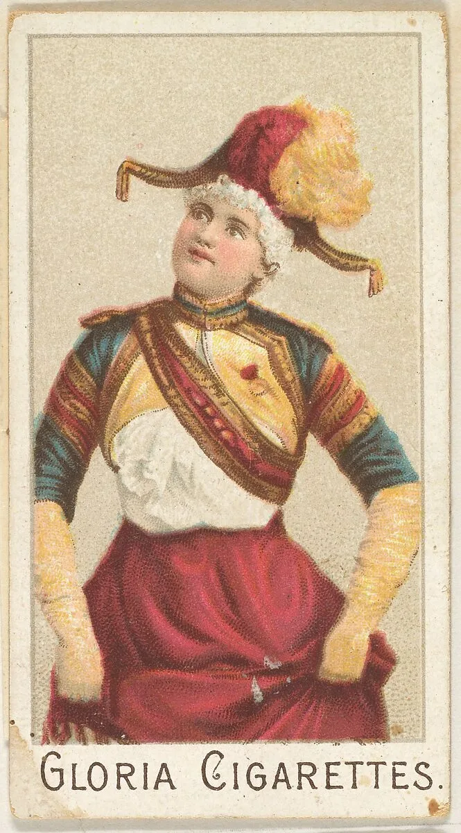 From the series "Sports Girls" (C190), issued by the American Cigarette Company, Ltd., Montreal, to promote Gloria Cigarettes — American Cigarette Company, Ltd.