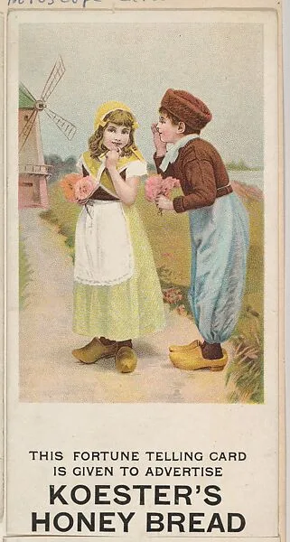 April Birthday Horoscope, bakery card from the Horoscope Cards series (D43), issued by the E. H. Koester Baking Company — E. H. Koester Baking Company, Baltimore