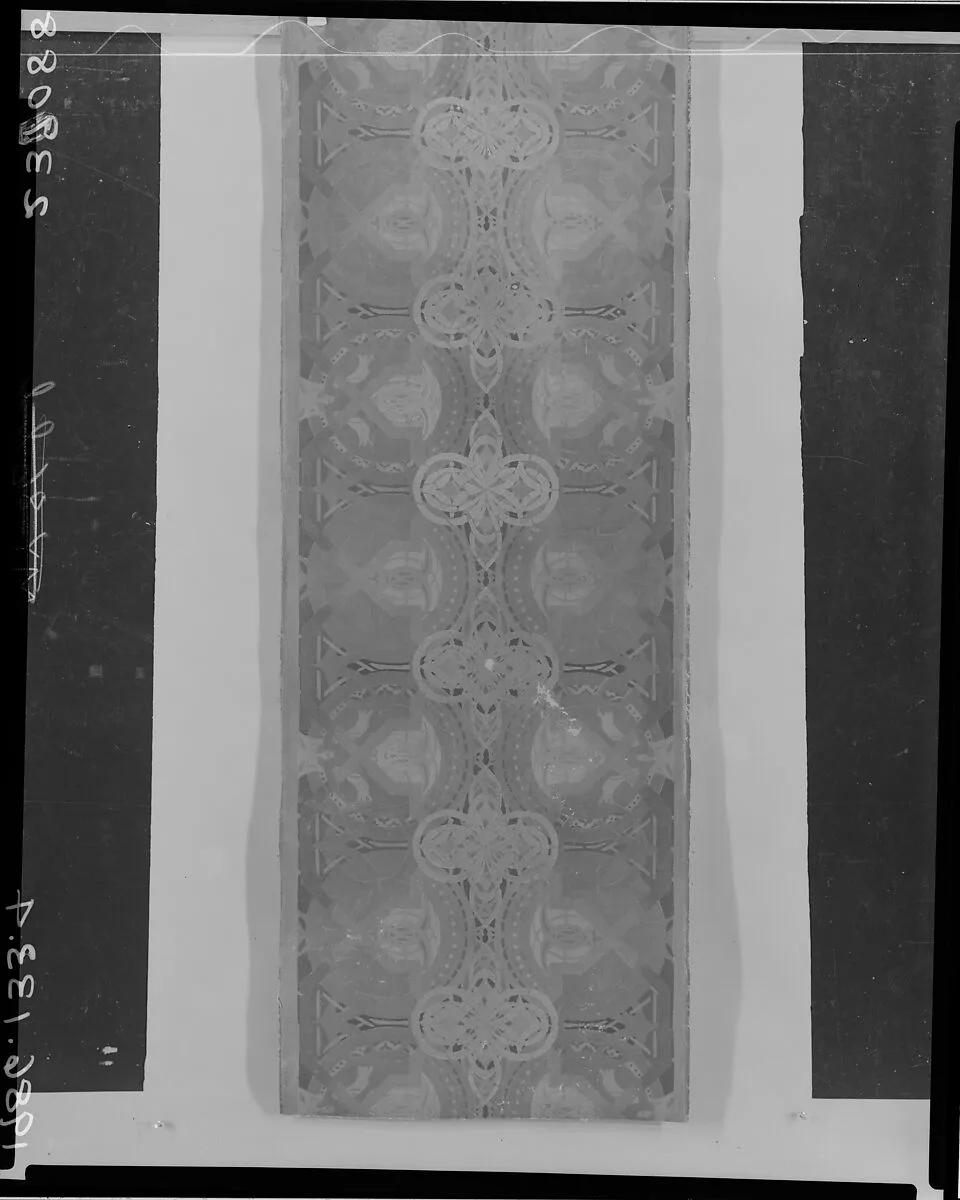 Stencil from Trading Room of the Chicago Stock Exchange, Chicago — Adler and Sullivan