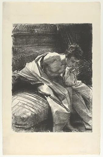 Study of a Young Man, Seated