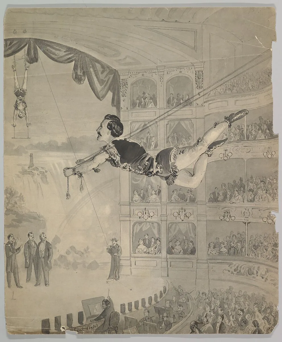 Trapeze Artist — Anonymous, British, 19th century