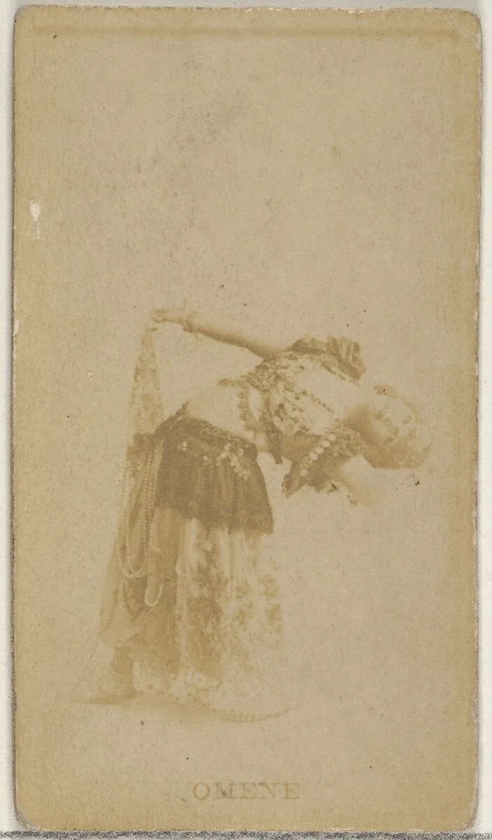 Omene, from the Actors and Actresses series (N45, Type 8) for Virginia Brights Cigarettes — Allen & Ginter