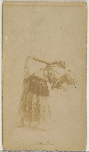 Omene, from the Actors and Actresses series (N45, Type 8) for Virginia Brights Cigarettes