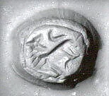 Stamp seal (scarab) with animal