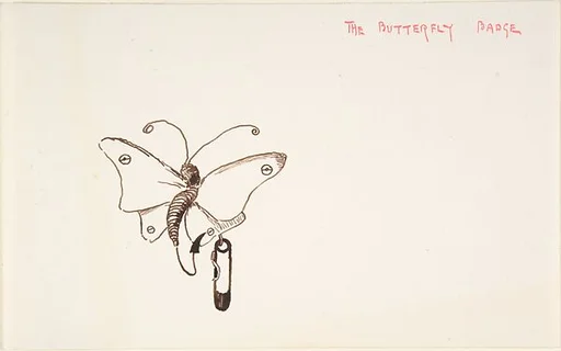 Butterfly Badge