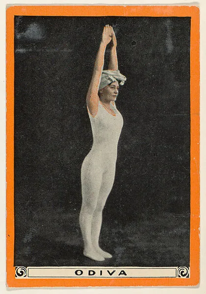Odiva, No. 28, Plunge for Distance, from the Champion Women Swimmers series (T221), issued by Pan Handle Scrap — Pan Handle Scrap Company