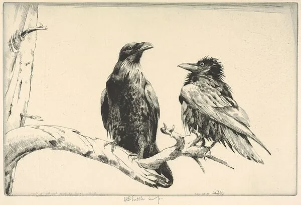 Conversation Piece - Ravens — Henry Emerson Tuttle