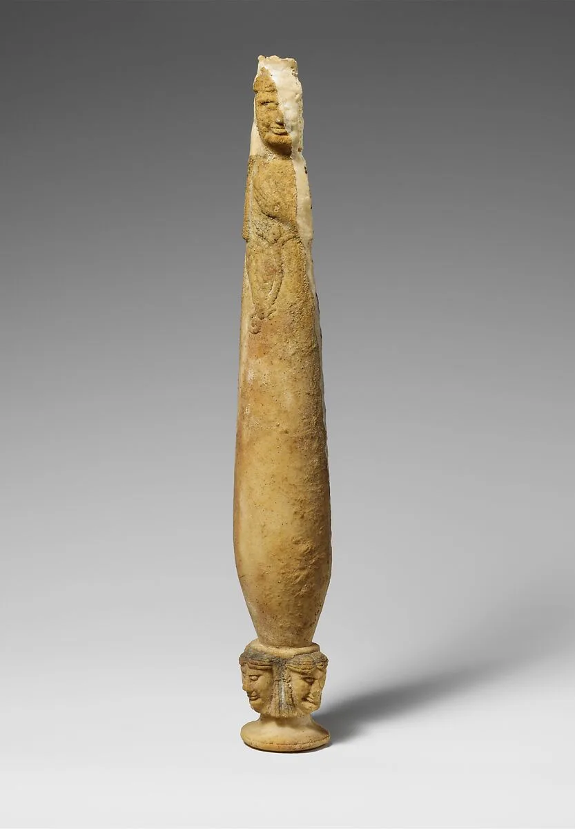 Alabaster alabastron (perfume vase) — Unknown