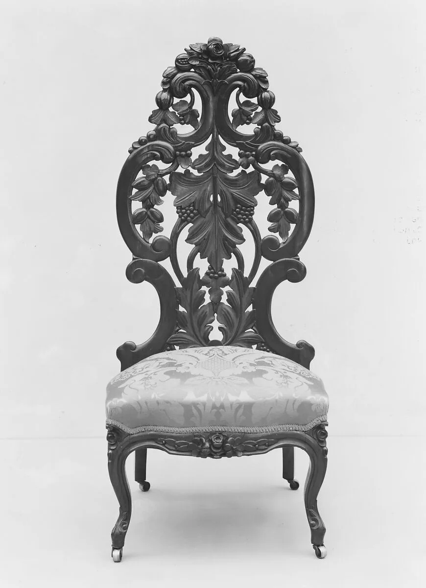 Slipper Chair — John Henry Belter