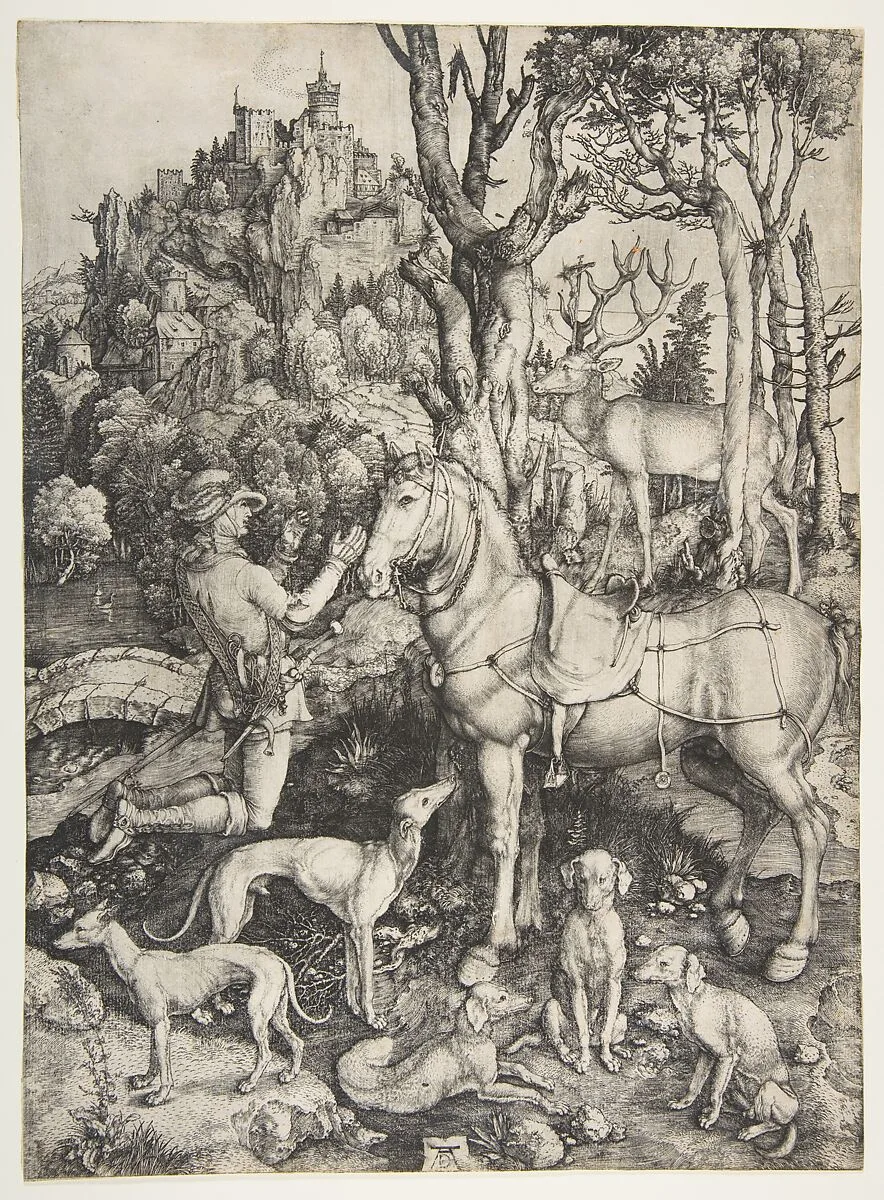 Saint Eustace — Albrecht Dürer
