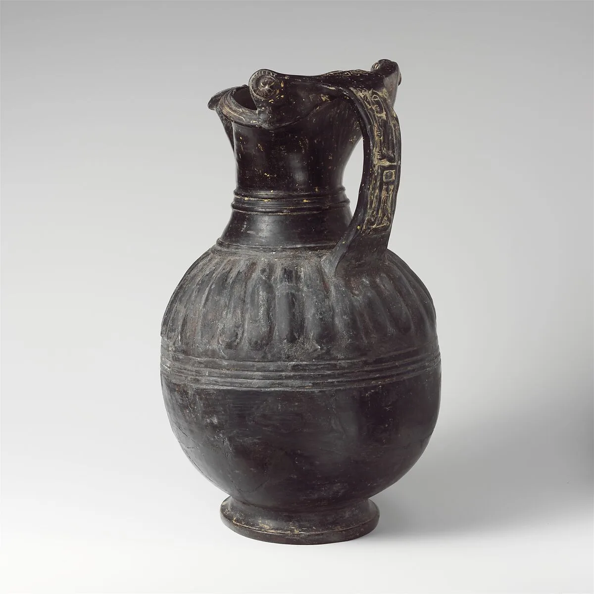 Terracotta trefoil oinochoe (jug) — Unknown