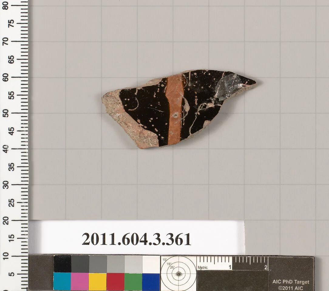 Terracotta fragment of a neck-amphora (jar) — Unknown