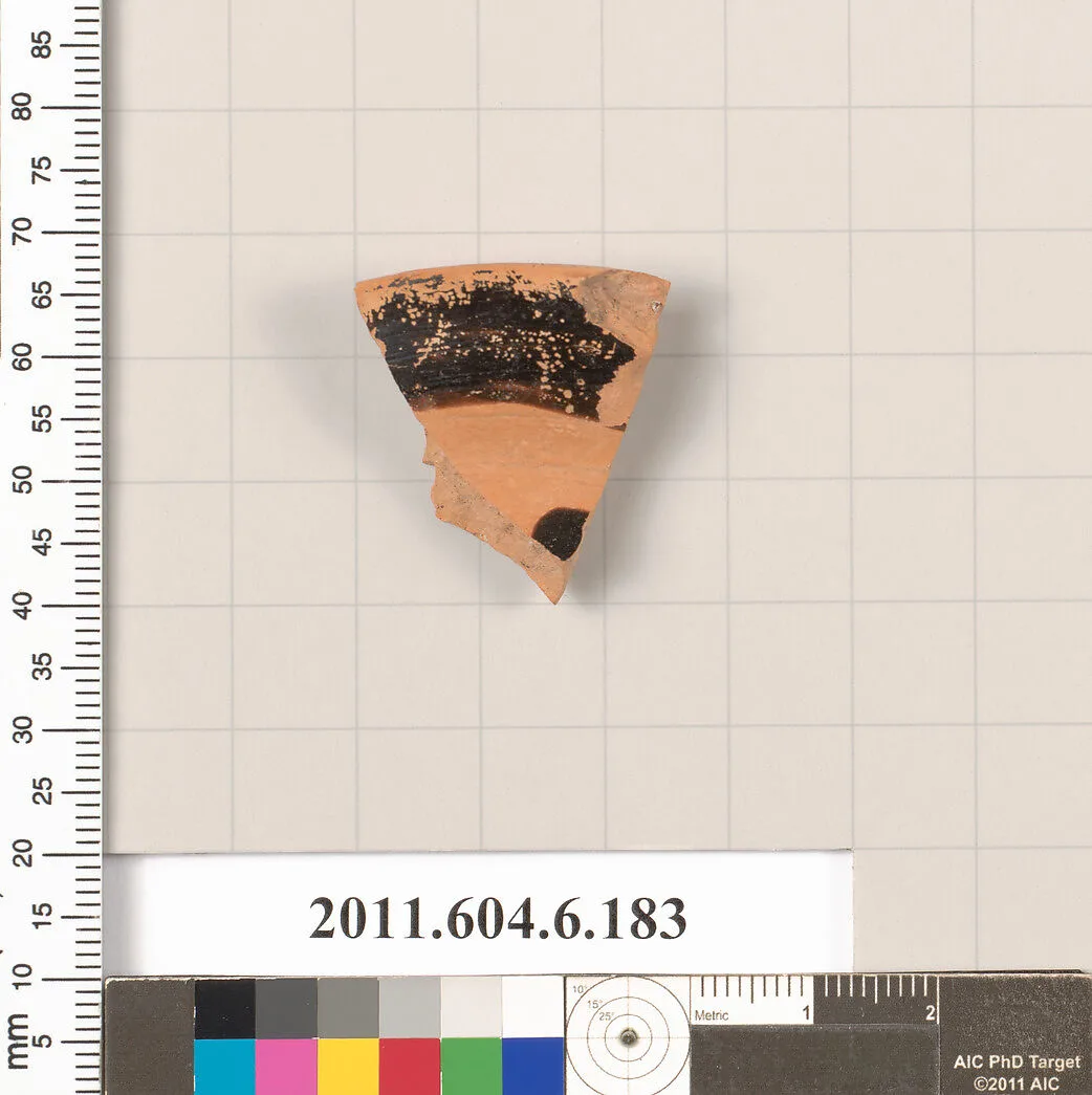 Terracotta fragment of a lekythos (oil flask)? — Unknown