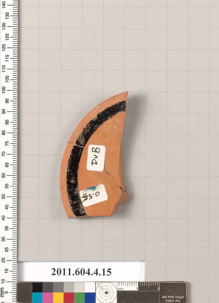 Terracotta fragment of a kylix (drinking cup) — Unknown