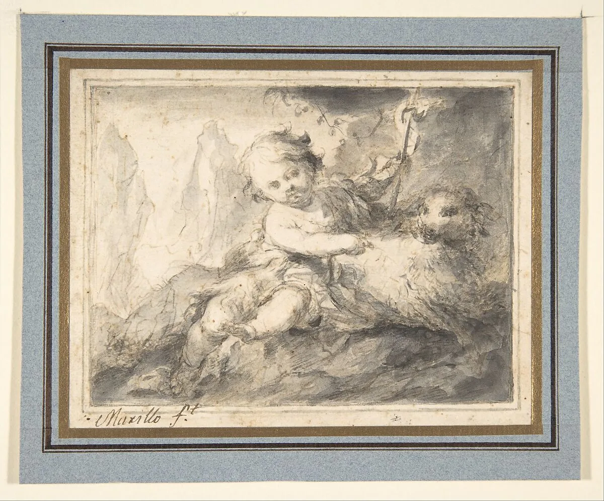 The Infant St. John the Baptist — Bartolomé Estebán Murillo