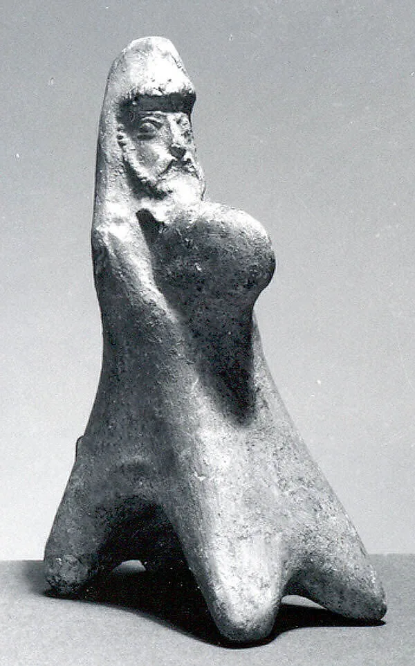 Figure of a horse and rider — Unknown