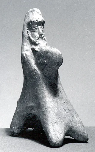 Figure of a horse and rider