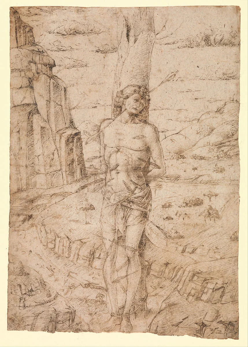 Saint Sebastian in a Landscape — Ferrara|Francesco del Cossa