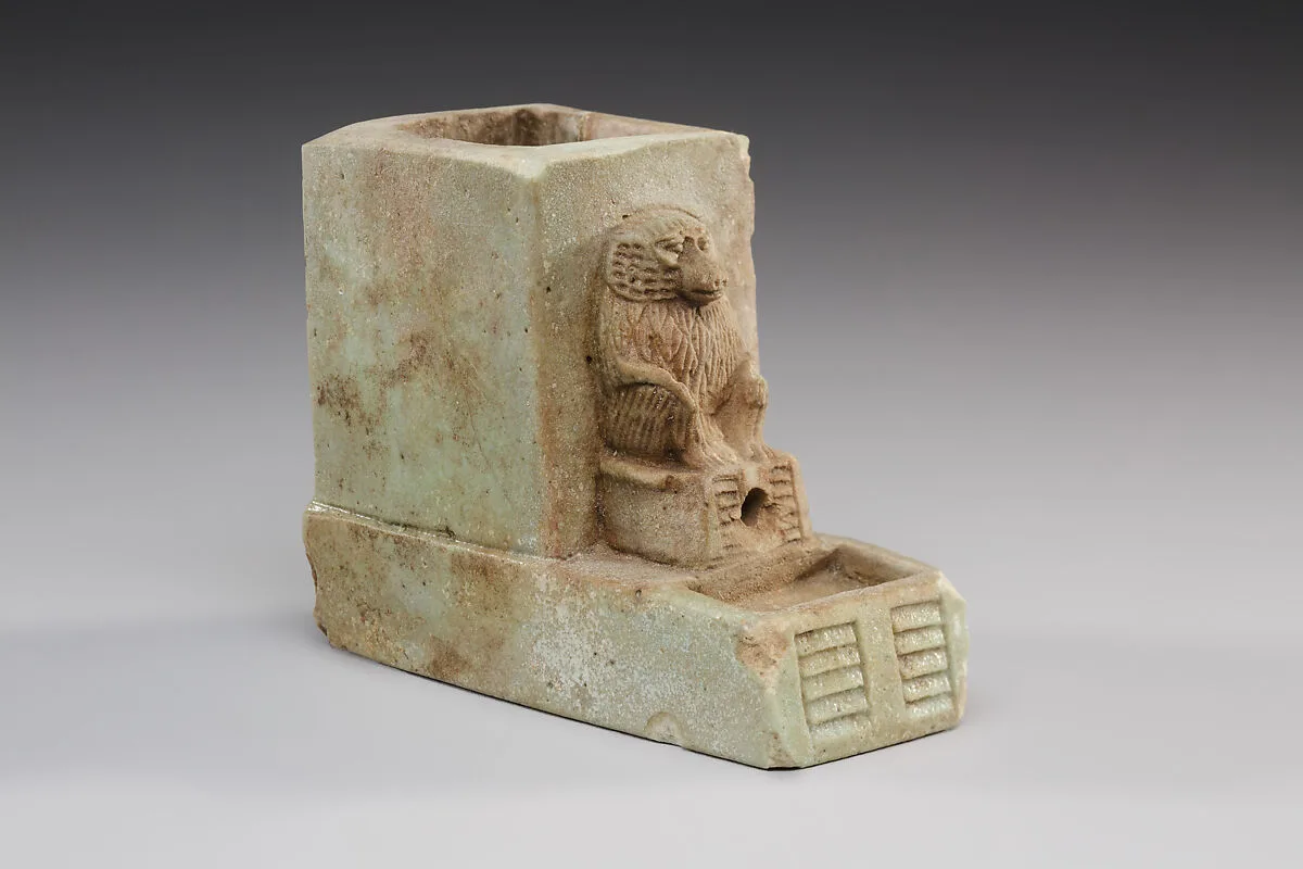 Water Clock Decorated with a Baboon — Unknown