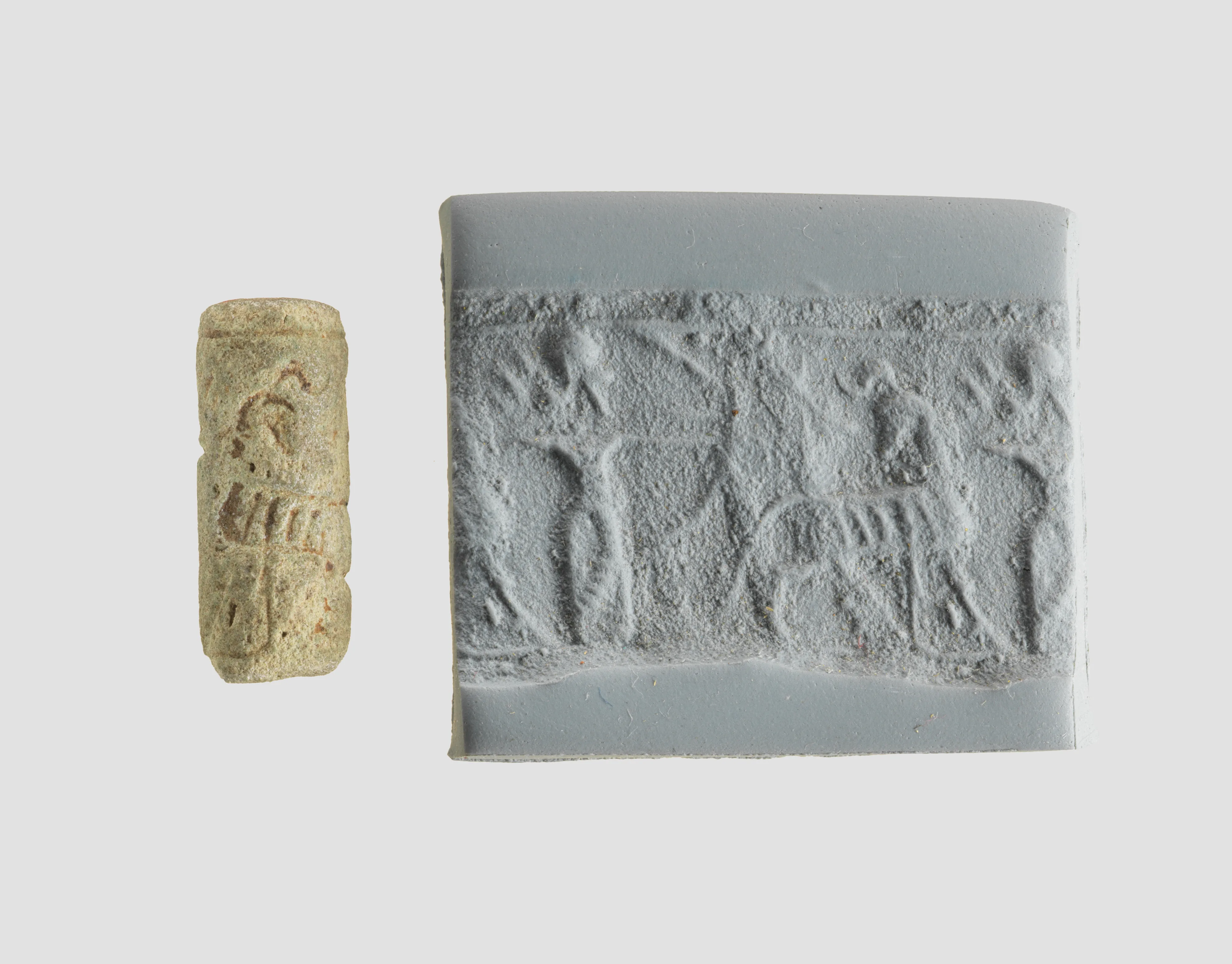 Cylinder seal with hunting scene — Unknown