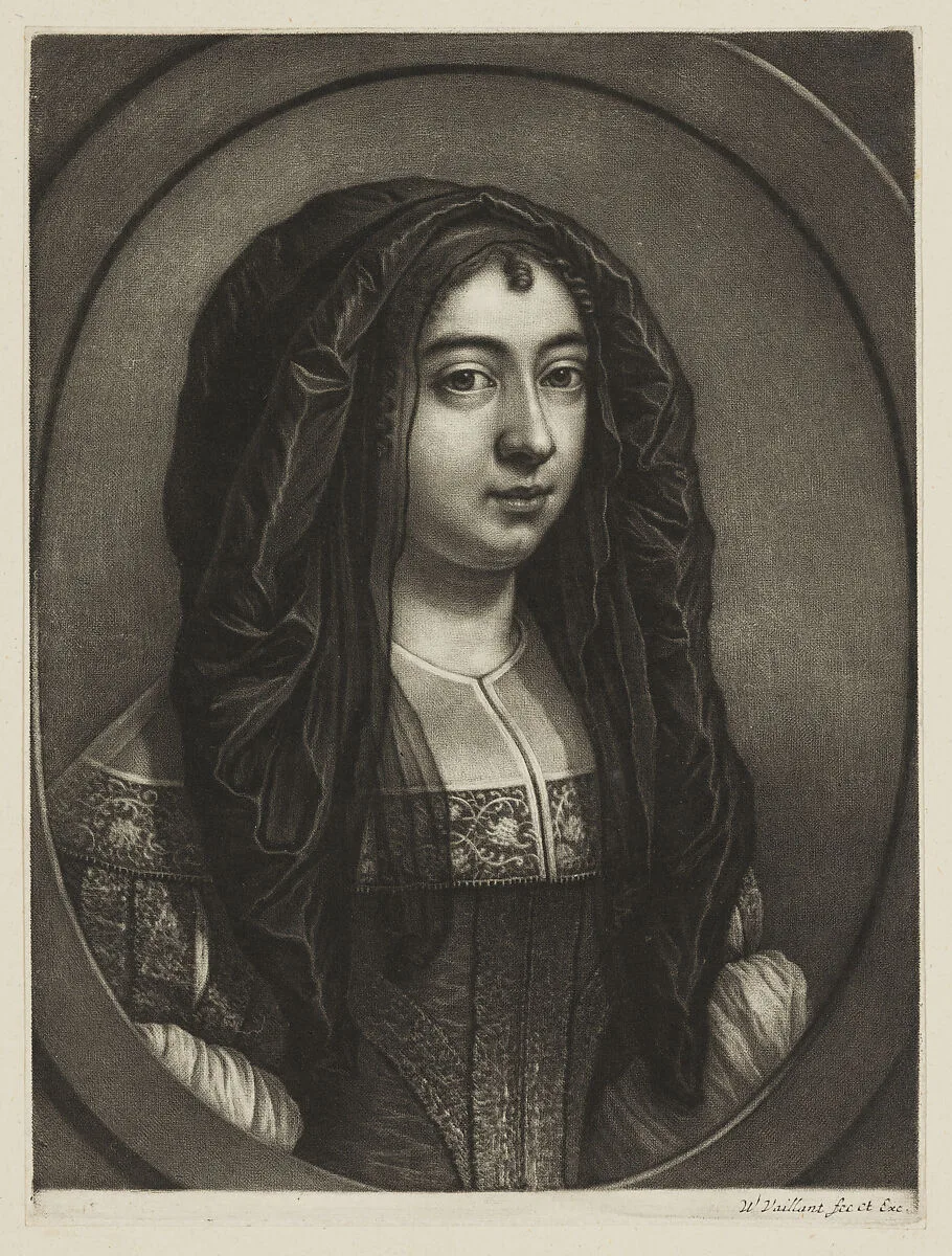 Portrait of a Woman with a Veil — Wallerant Vaillant