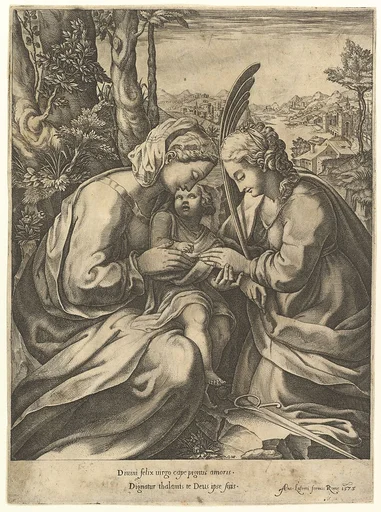 The Mystic marriage of St. Catherine