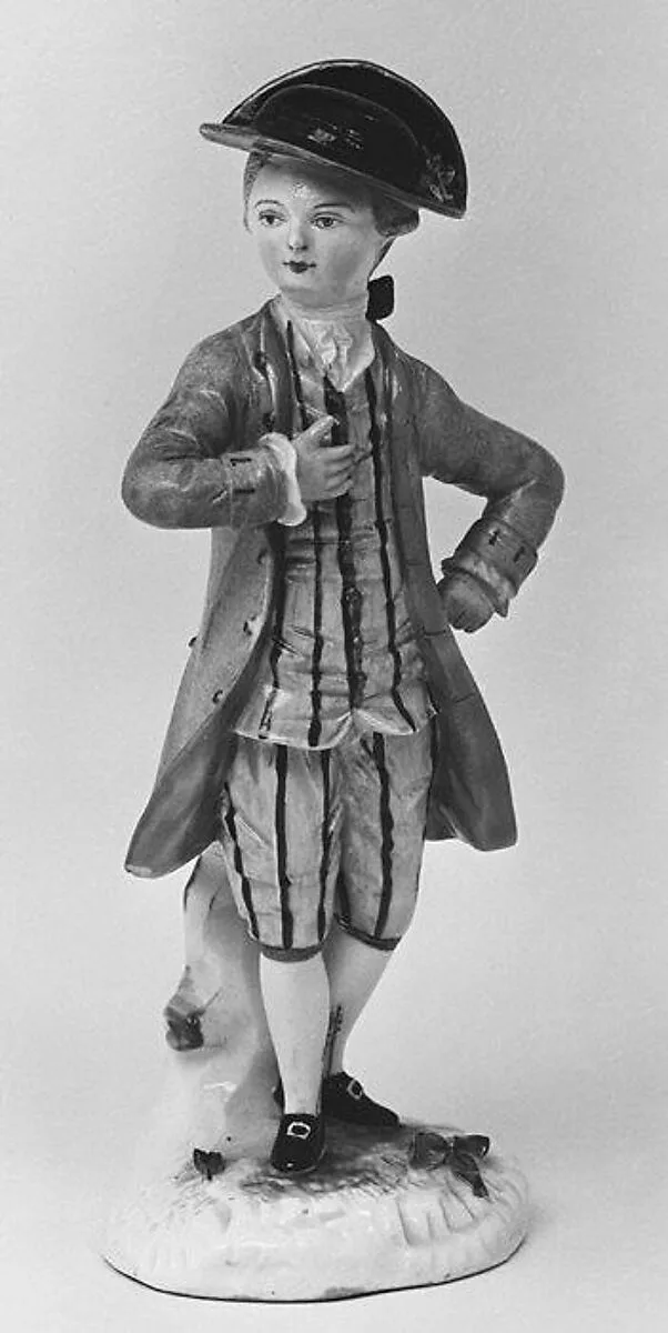Boy (one of a pair) — Fulda Pottery and Porcelain Manufactory