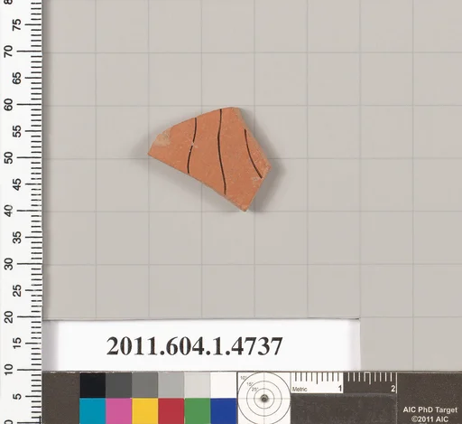 Terracotta fragment of a kylix (drinking cup)